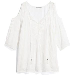 Daniel Rainn plus size cold shoulder top